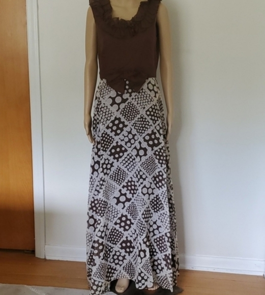 Vintage 70s Miss Elliette California Hostess Dress - Picture 14 of 14